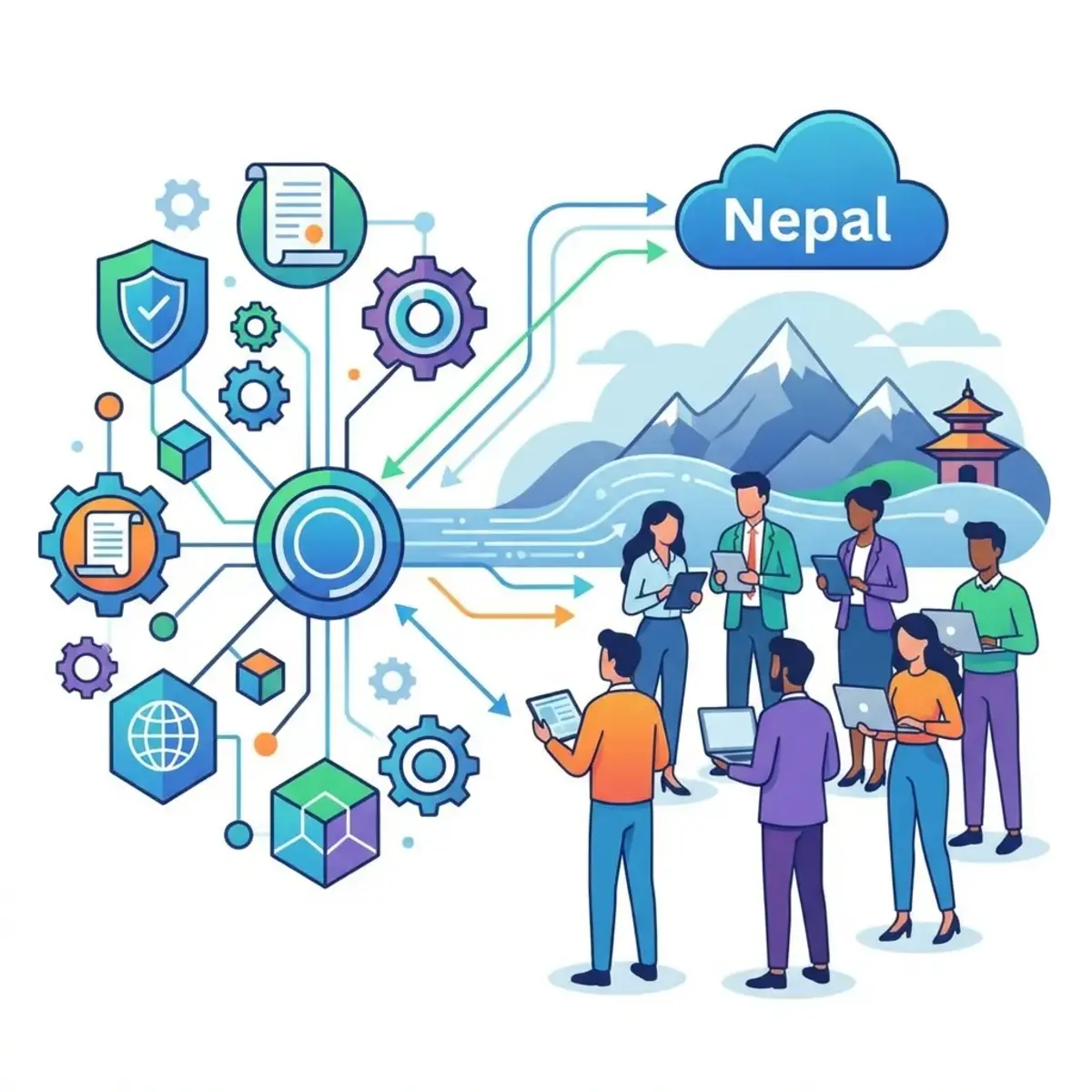 Internet access and digital divide in Nepal