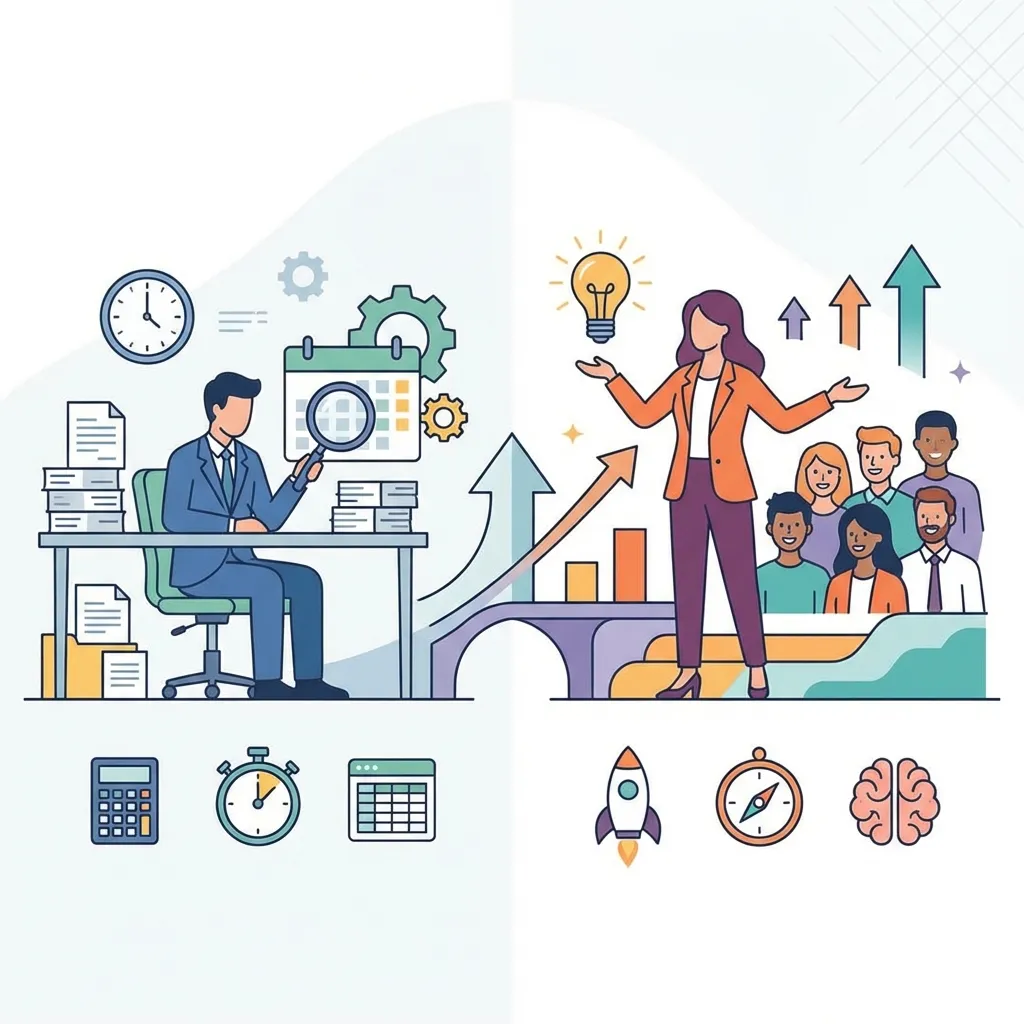 The Difference Between Managing Work and Leading People
