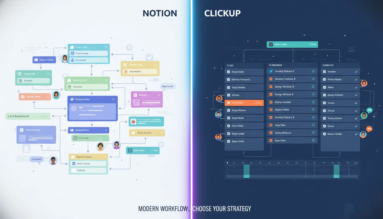 Notion vs. ClickUp for Teams: 2026 Workflow Battle