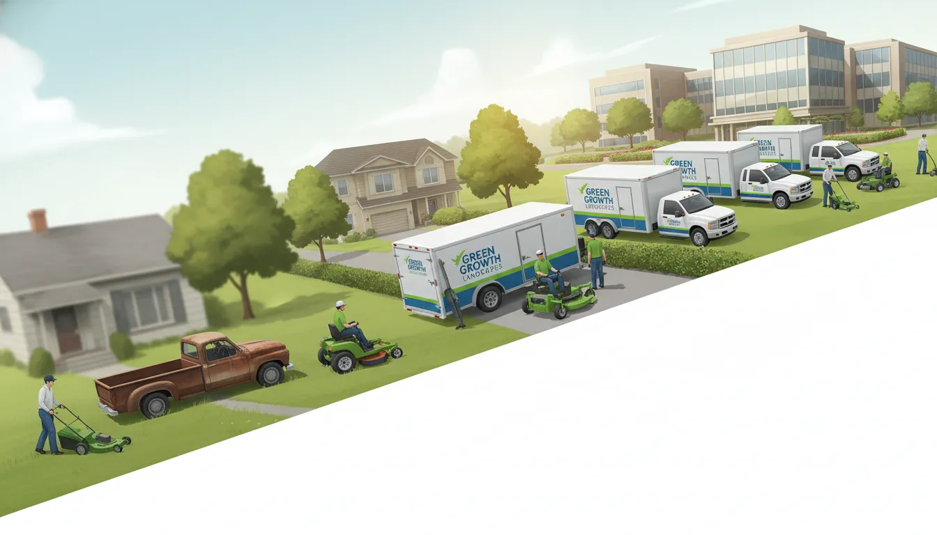 Scale Your Landscaping Business: From Side Hustle to Six Figures
