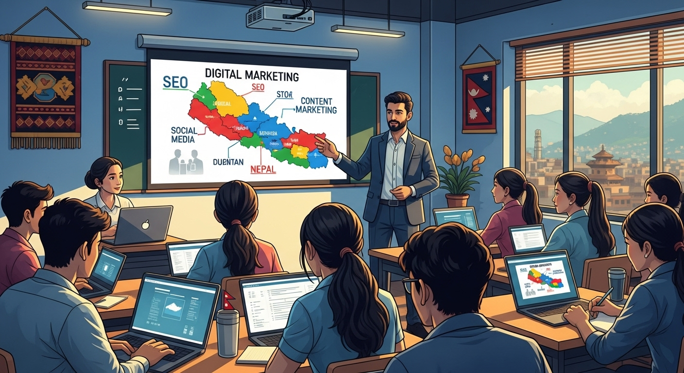 Teaching Digital Marketing in Nepal: Lessons from the Classroom