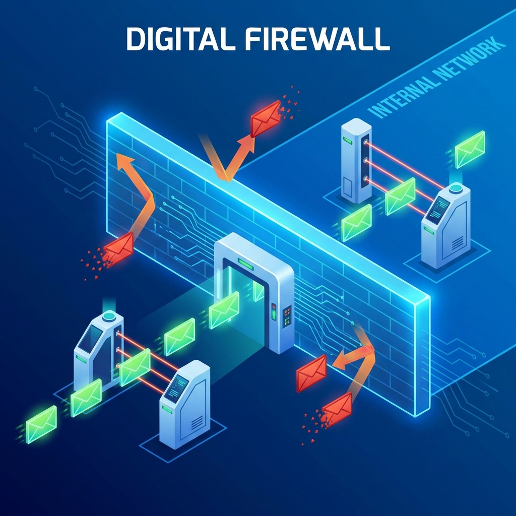 Digital Firewall acting as a Gatekeeper