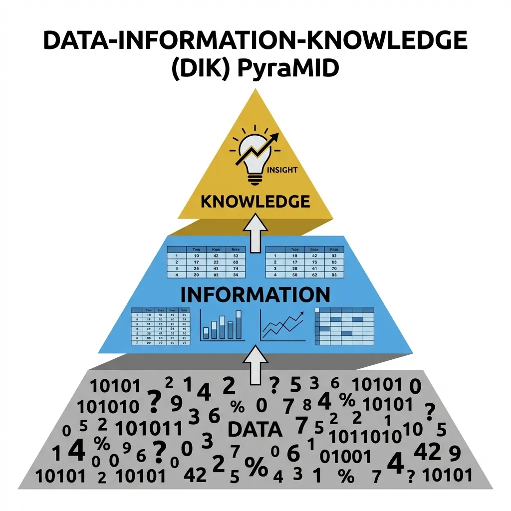 Data Information Knowledge Pyramid