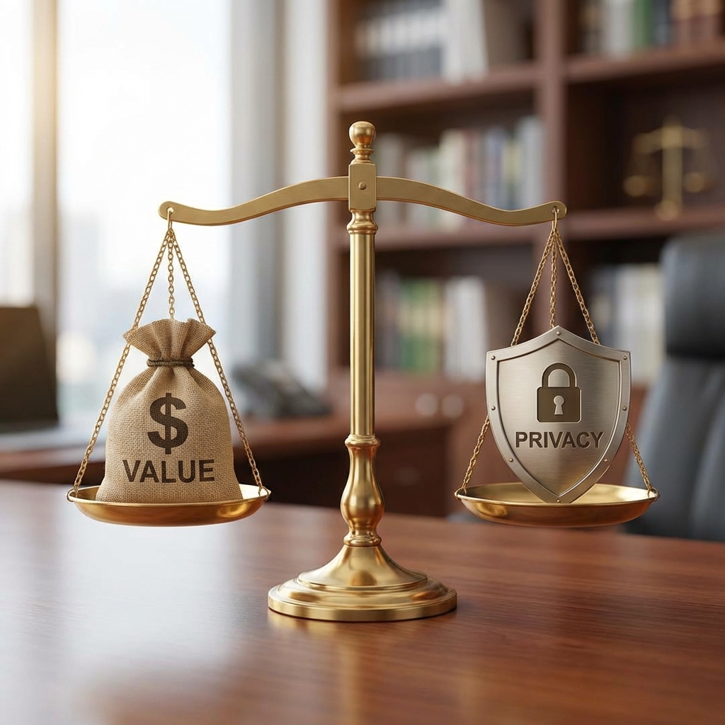 Data Privacy Balance Scale