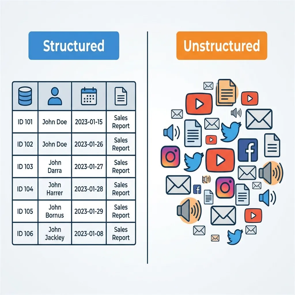 Structured vs Unstructured Data