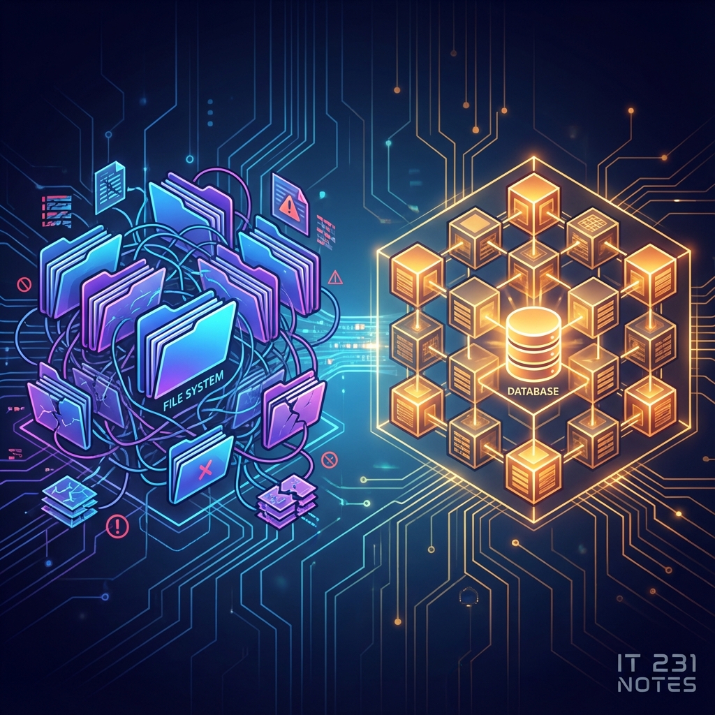 Database vs. File System: Understanding the Difference | IT 231