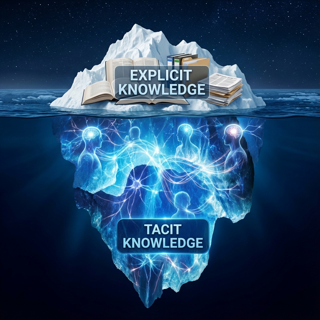 Tacit Explicit Knowledge Iceberg