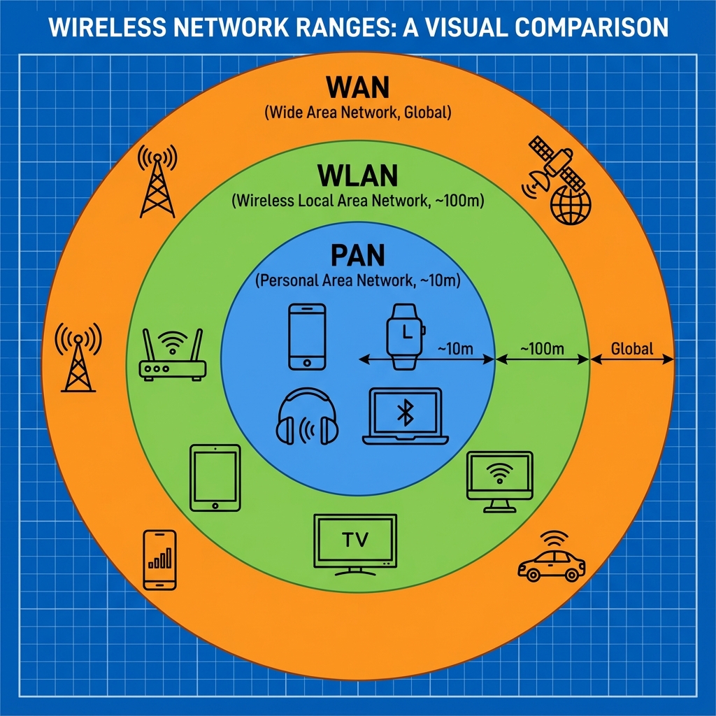 Wireless Ranges Diagram