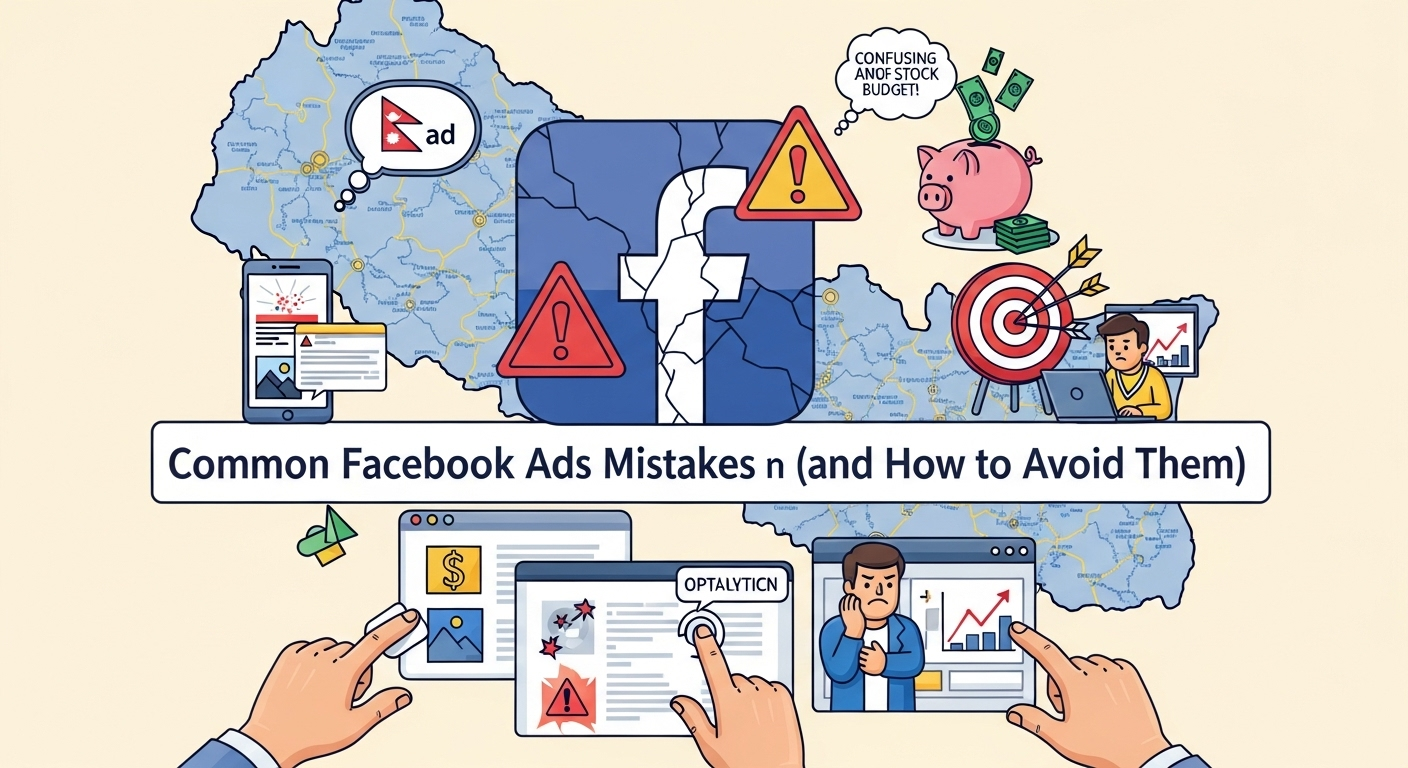 Top Facebook Ads Mistakes in Digital Marketing in Nepal (And How to Avoid Them)