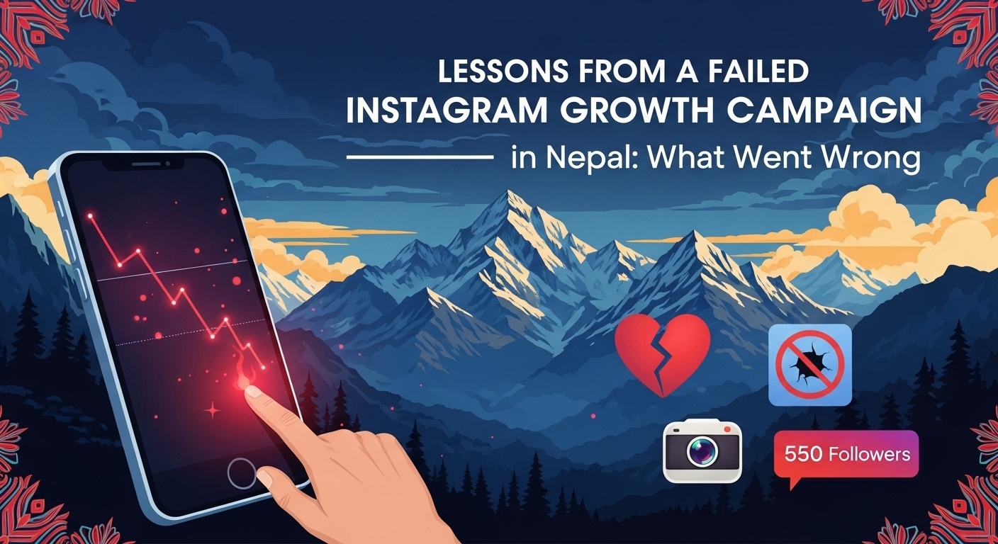 Lessons from a Failed Instagram Growth Campaign in Nepal: What Went Wrong