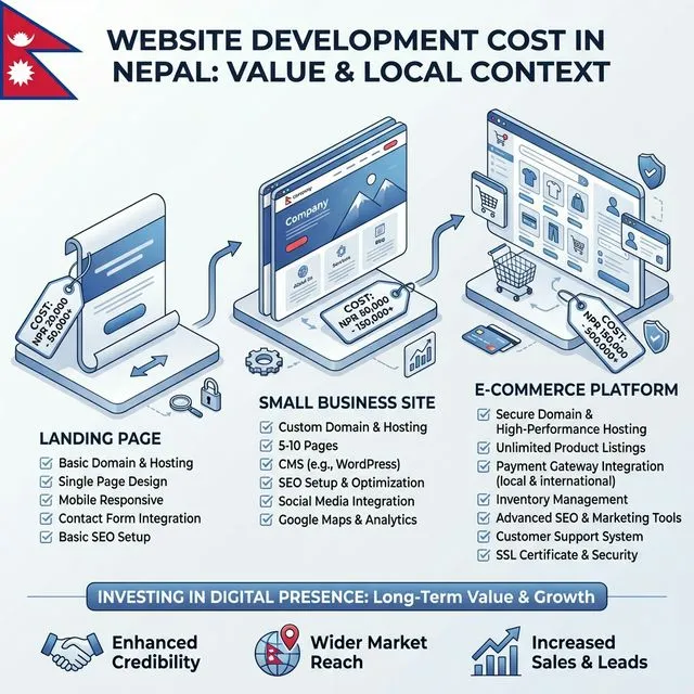 How Much Does It Cost to Build a Website in Nepal? (2026 Price Guide)