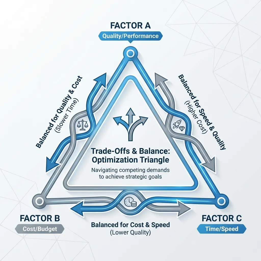 Trade-off triangle