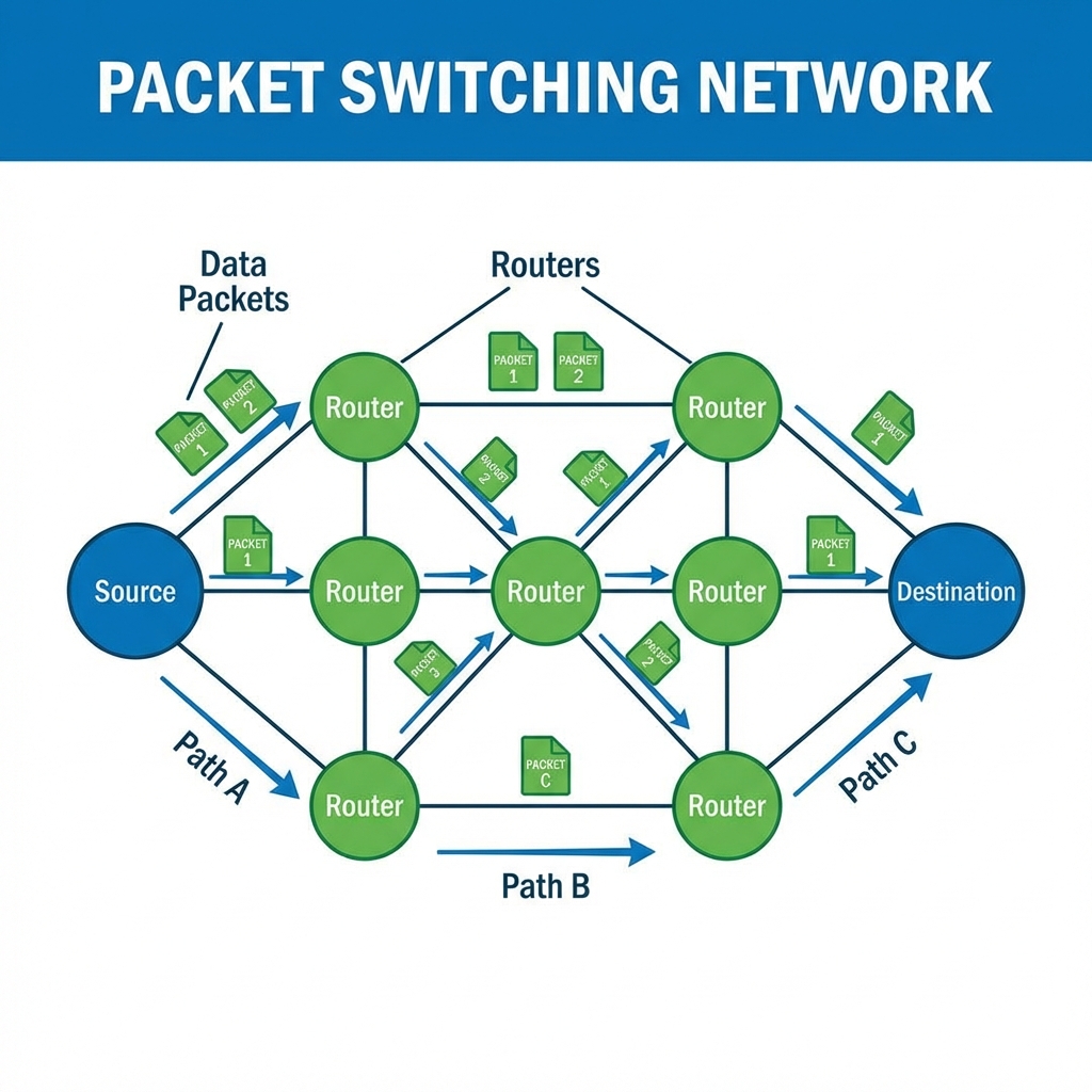 Packet Switching Diagram